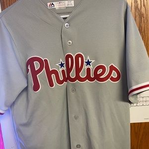 Bryce Harper Grey Phillies Baseball Jersey